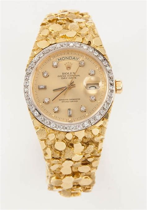 rolex gold nugget womens watch|Rolex day date 18038.